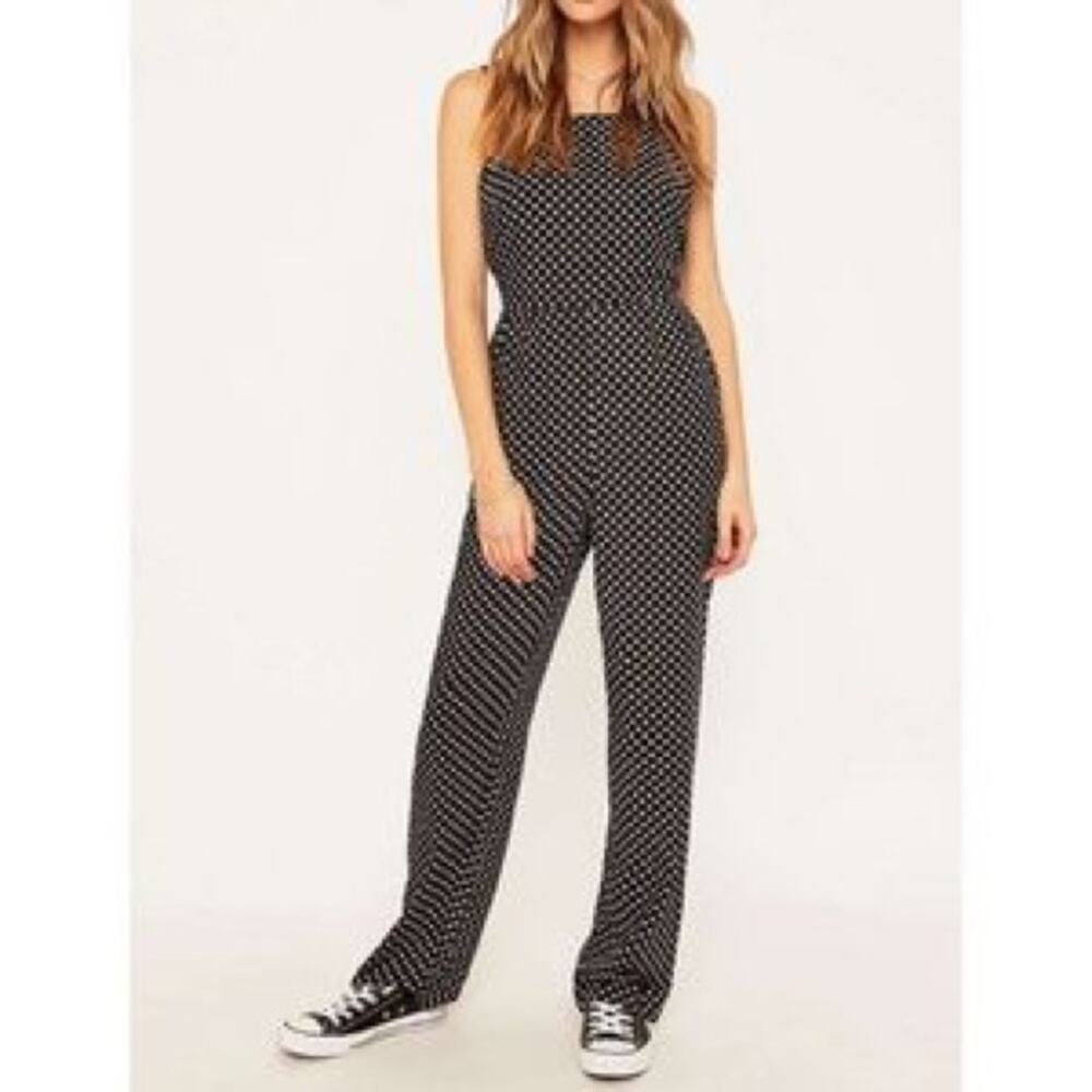 MINKPINK‎ Black White Sleeveless Romper